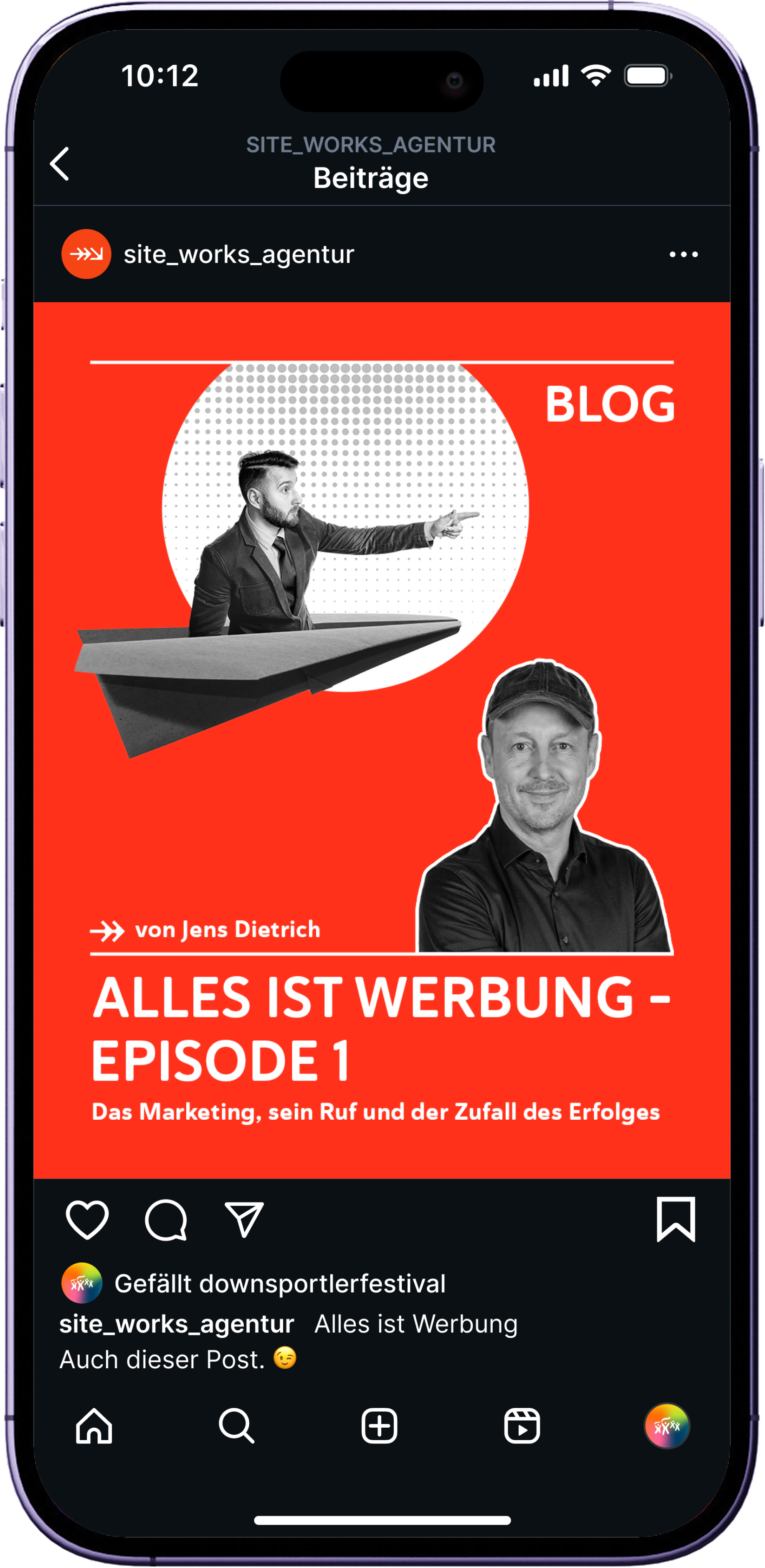 Instagram Post site-works